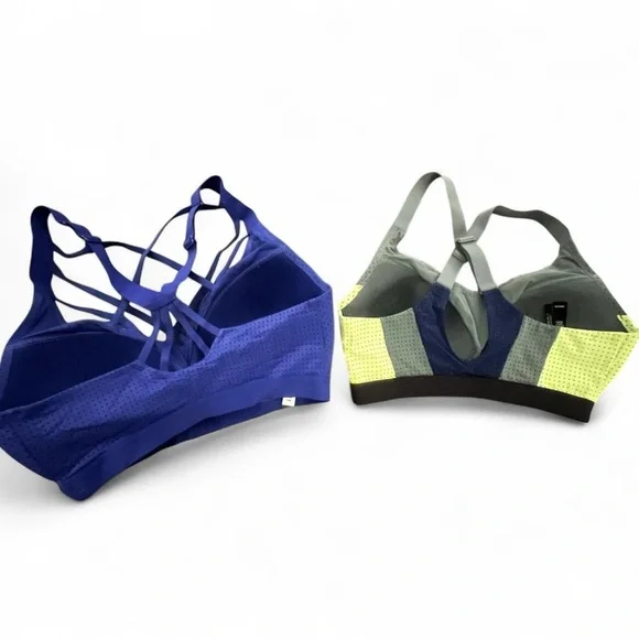 Stylish Women's Sports Bras - Blue and Green Bundle - Picture 2 of 4